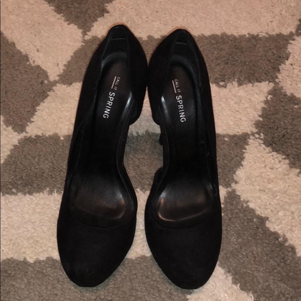 Call It Spring black heels